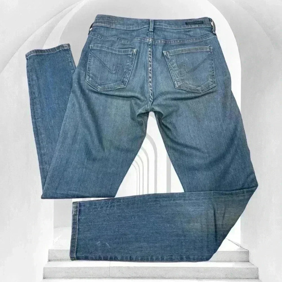 CITIZENS OF HUMANITY Thompson medium rise skinny 29” jeans 25 women’s - Picture 2 of 9